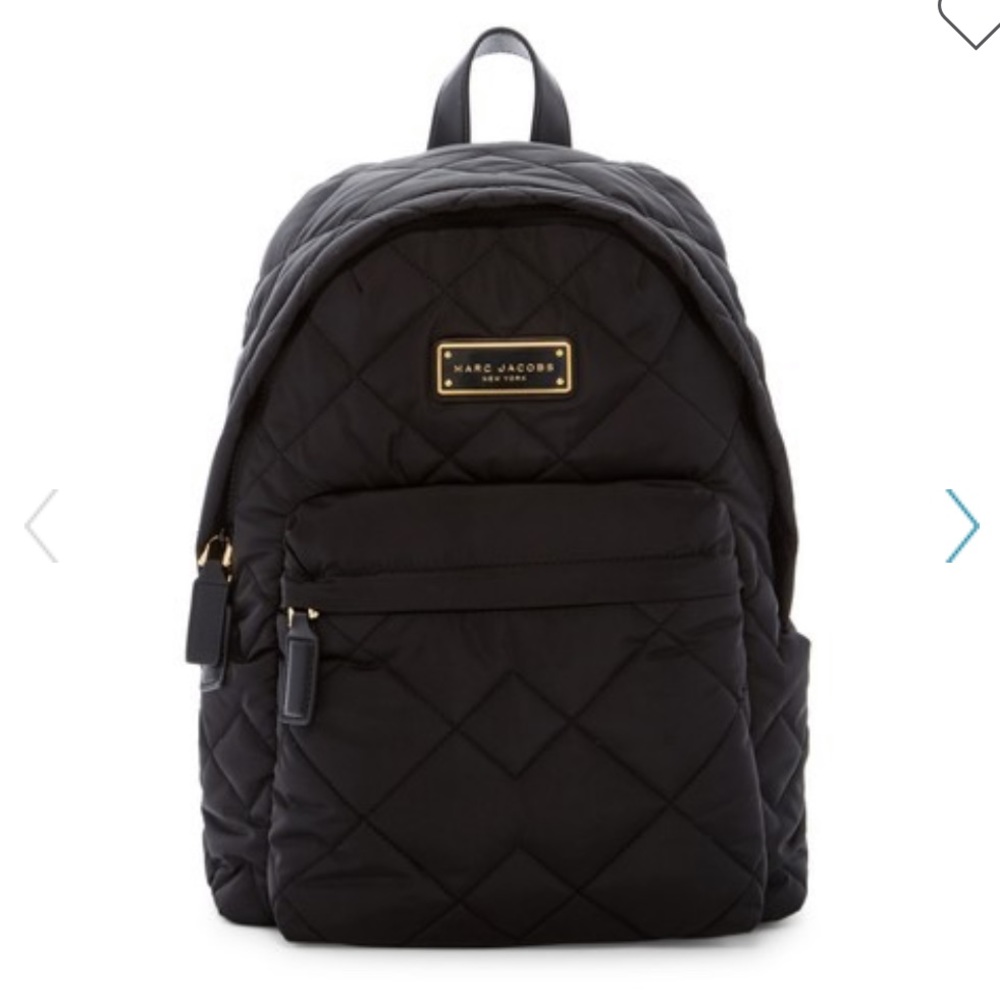 NWOT Marc Jacobs Quilted Backpack Black